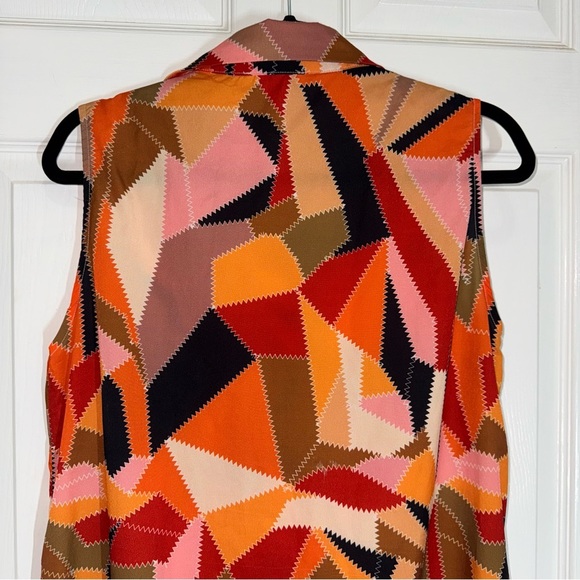 L'ATISTE Orange Black Halter Maxi Sundress size L - Picture 11 of 16